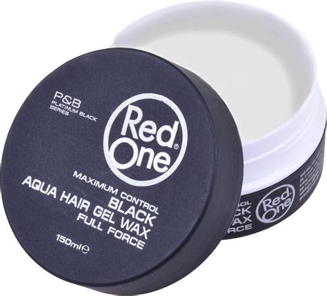 Red One Black 4 1 Gratis Aqua Haar Gel Wax Red One Wax Red One