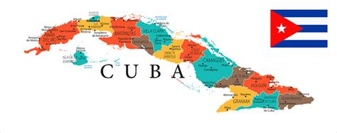 Ilustración De Mapa De Cuba Vector Y Más Vectores Libres De Derechos De