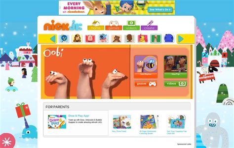 Other Old Photos Of The Nick Jr Website Layout 2000s Nostalgia