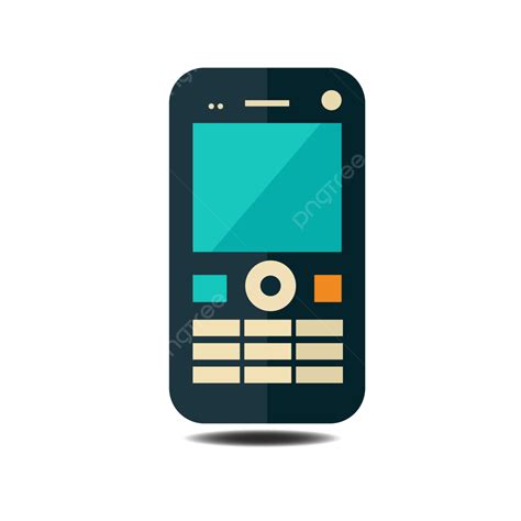 Icono De Teléfono Móvil Simple Pintado A Mano Vector Png Icono De