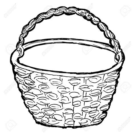Basket Clipart Black And White Basket Black And White