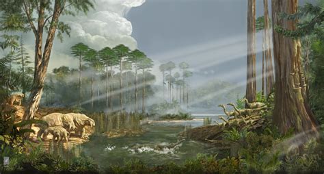 Triassic Landscape By Karen Carr For Sam Noble Oklahoma Museum Of
