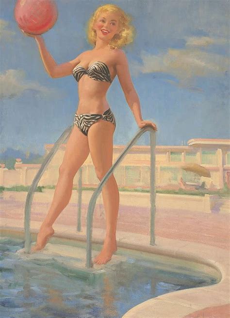 Pin Up Girl 1950s Bikini Swim Byart Frahm Photograph By Redemption Road