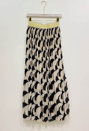 Printed Pleated Skirt Paris Fashion Shops
