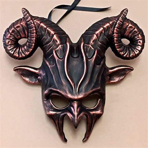 Demon Mask Horny Goat In Copper Mask Shop Australia