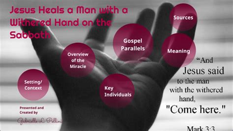 Jesus Heals A Man With A Withered Hand By Gabrielle Pellini On Prezi