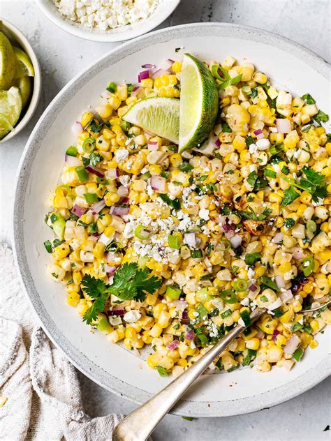 Mexican Street Corn Salad Esquites Sandra Valvassori