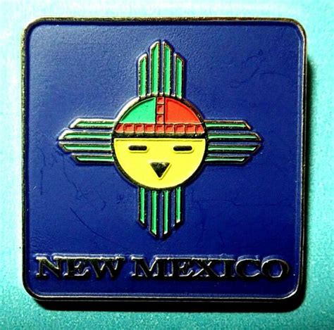 Vintage Classic New Mexico Great Motif Pin Badge Ebay