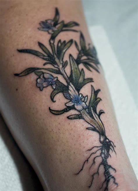 Lavender Flower Tattoo By Aubrey Mennella Tattoonow
