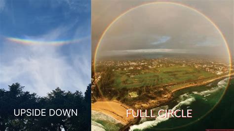 Full Circle Rainbow And Upside Down Rainbow Youtube