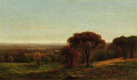 George Inness Across The Hudson Valley In The Foothills Of The