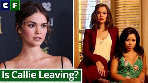 Is Callie Leaving Good Trouble Maia Mitchell S Rumored Exit Explained YouTube