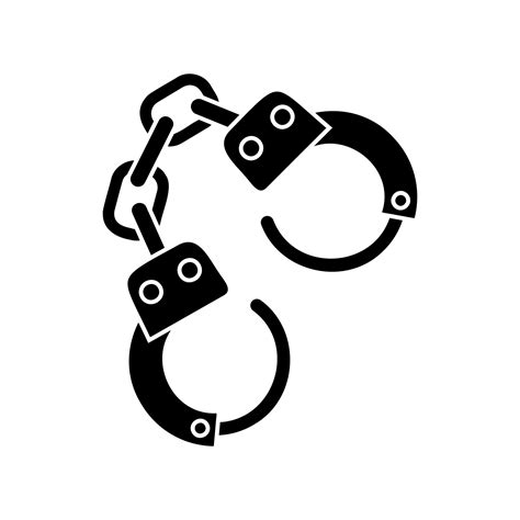 Handcuffs Vector Icon Police Illustration Sign Criminal Symbol Or Logo 20361291 Vector Art At