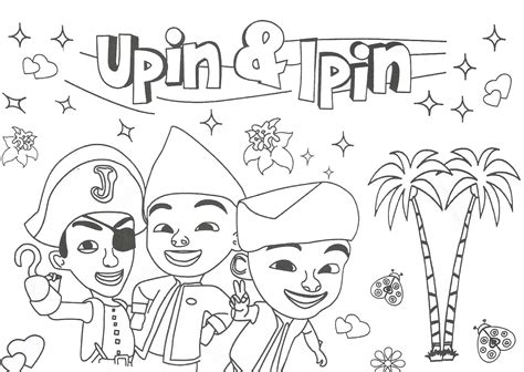 Gunakan upin ipin png gratis ini untuk desain web, desain dtp, selebaran, proposal, proyek sekolah, poster, dan lainnya. Gambar Mewarnai Upin Ipin Untuk Anak PAUD dan TK