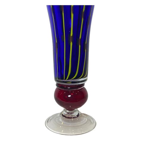 1960s American Art Glass Vase Chairish