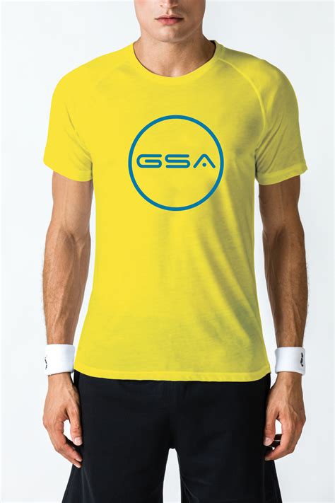 T-Shirt Men SUPERLOGO Color Edition ( Yellow ) GSA GEAR - GSA Sport