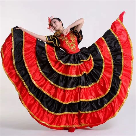 Adult Ladies Spanish Senorita Fancy Dress Flamenco Dancer Costume Uk Sizes 6 24 Flamenco Dress