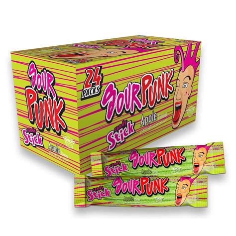 Sour Punk Apple Candy Sticks 40g Eras Ventures Llp