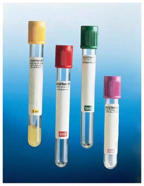 Glass Transparent Bd Vacutainer Lithium Heparin Tubes Ml At Rs Box In Hyderabad
