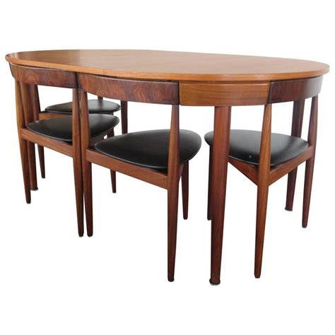 These chairs offer a wide range of. Rare Hans Olsen Teak Table with Leaf and Six Chairs That ...