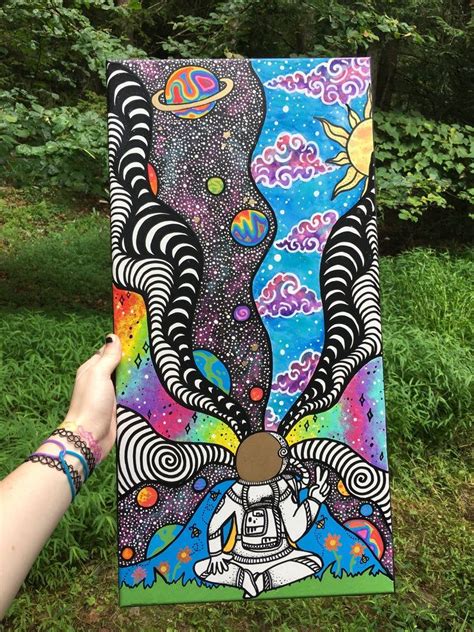 My Favorite One Of Trippydrawss Art Piece Trippy Painting Canvas