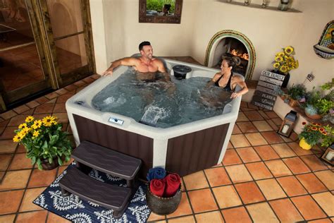 Lifesmart Sereno Person Jet Plug And Play Hot Tub With Heater OutletSpas Com