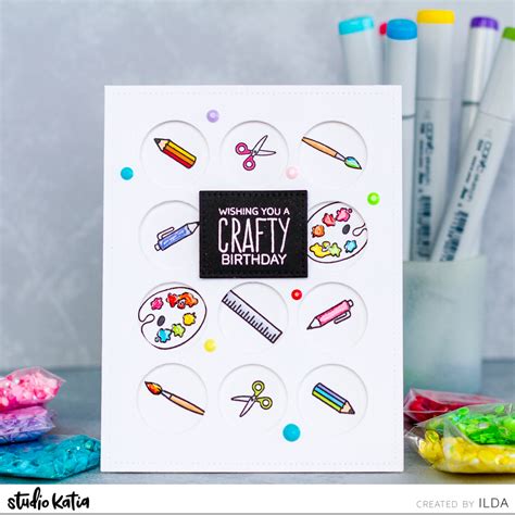 I Love Doing All Things Crafty Crafty Birthday Wishes Card Done Two