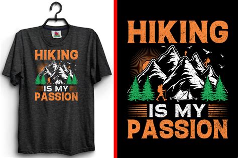 hiking is my passion hiking t shirt graphic by emrangfxr · creative fabrica