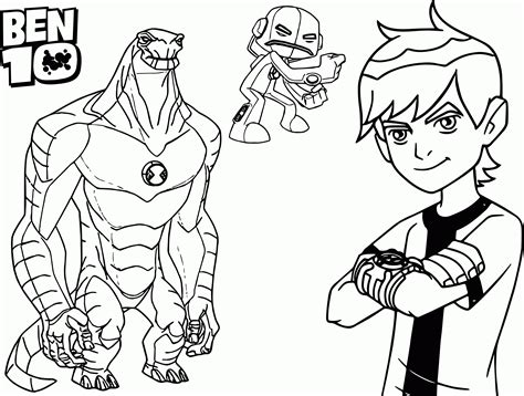 Ben 10 Aliens Coloring Pages Printable Coloring Pages