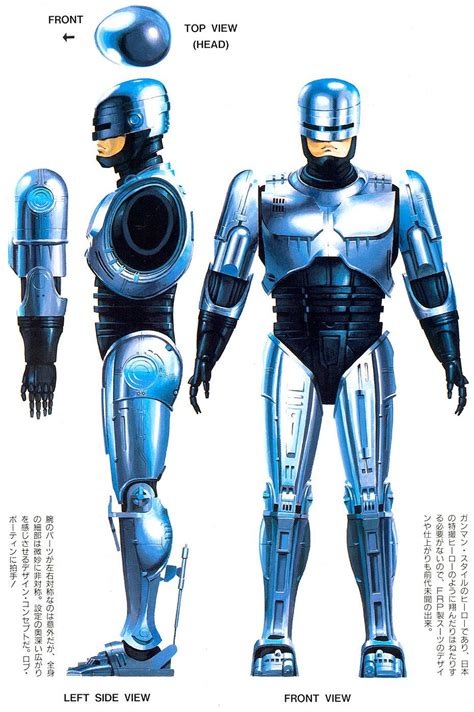 Robocop Character Modeling Japanese Books