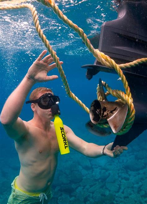 200 Lightweight Underwater Breathing Device Raises 1m
