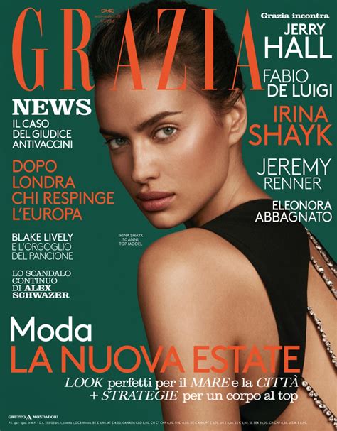 Irina Shayk - Grazia Magazine Italy July 2016 Cover and Photos • CelebMafia