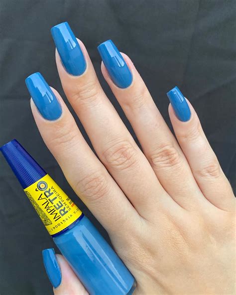 Esmalte Azul Tutoriais E Inspira Es Para Deixar Sua Unha Mais Bonita