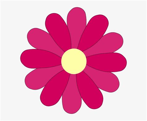 Flower Pink Clip Art At Clker Vector Clip Art Royalty Flower Shape