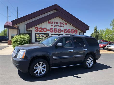 Used 2008 Gmc Yukon Denali For Sale In Mathison 22441 Jp Motors Inc