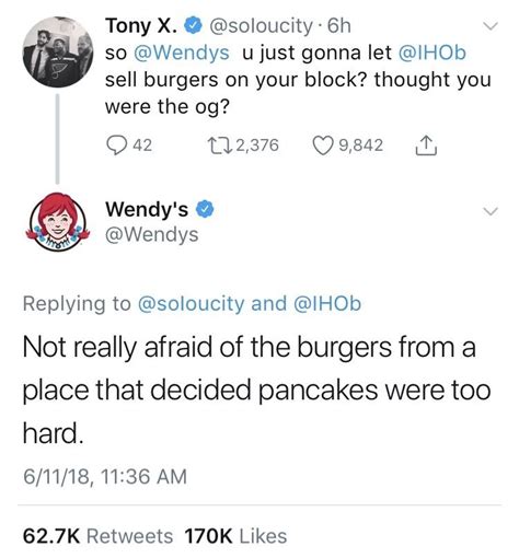 Wendys Is Savage Af And Thats Why Theyre Better Than All Fast Food