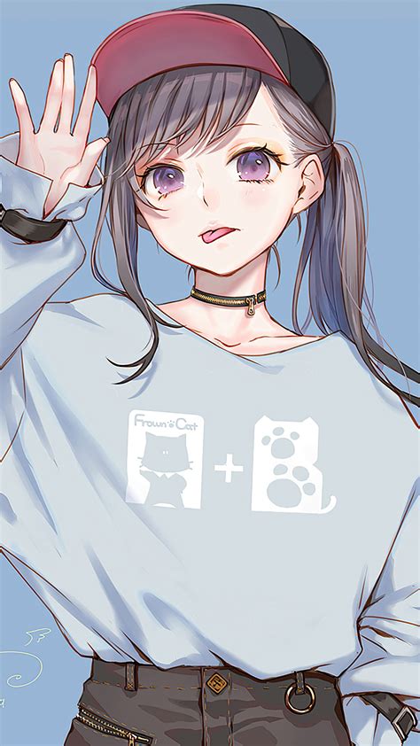 2160x3840 Anime Girl Sweater Hoods 4k Sony Xperia X Xz Z5 Premium Hd 4k Wallpapers Images