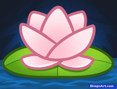 How to Draw a Lotus for Kids, Step by Step, Flowers For ... In this section, we'll show you how to draw the above lily.