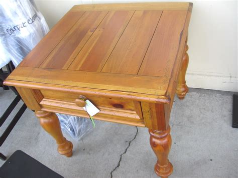 Shipping and meetup options available. SOLD: Yorkshire Market Broyhill end table, distressed pine ...