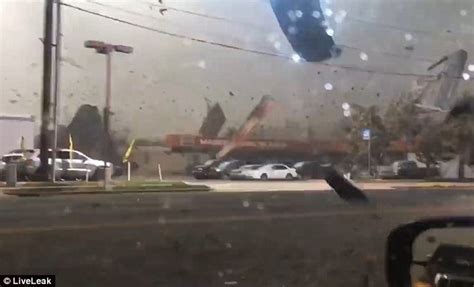 Video Shows Massive Tornado Ripping Up Houses As It Tears Through A
