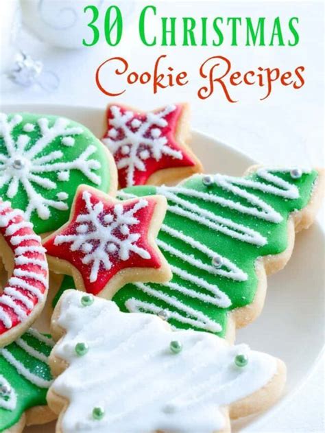 30 Christmas Cookie Recipes Story Midlife Healthy Living Best Sugar Cookies Cookies Recipes