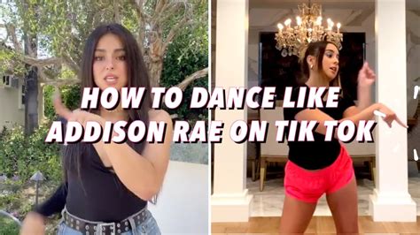 How To Dance Like Addison Rae On Tik Tok Youtube