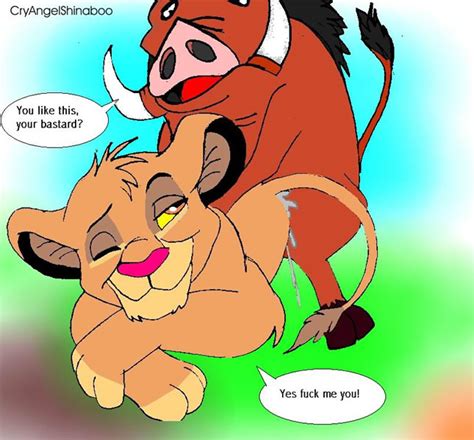 Rule 34 Cry Angel Shinaboo Disney Gay Male Only Pumbaa