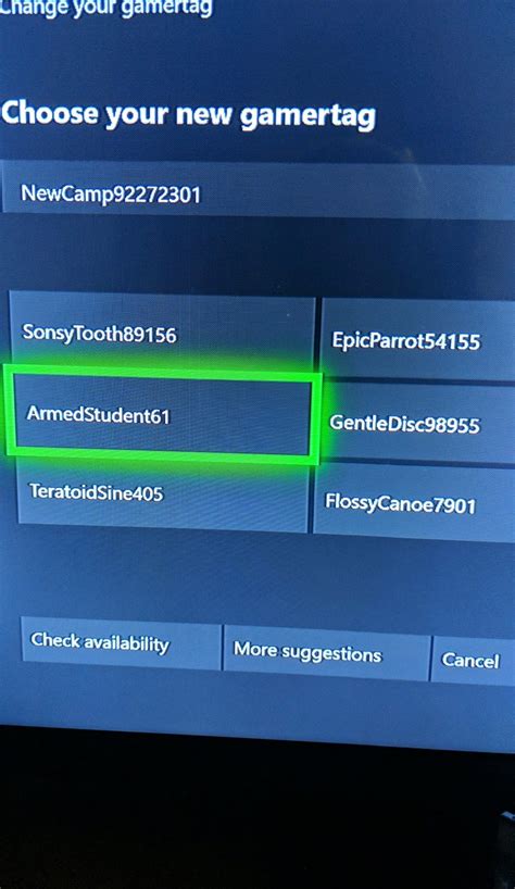 My Xbox Trying To Suggest Gamertags Rfunny