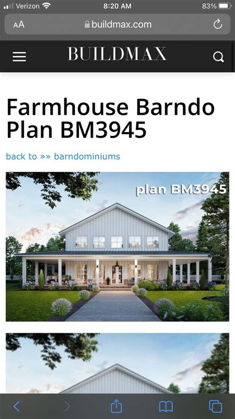 Bm3945 Farmhouse Barndominiums Buildmax House Plans Custom Design