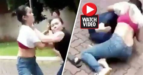 Woman Rips Off Opponents Clothes In Brutal Fight Caught On Camera