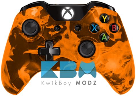 Orange Inferno Xbox One Controller