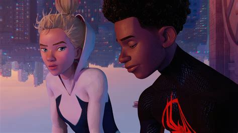1920x1080 Gwen Stacy And Miles Morales Talking Laptop Full Hd 1080p Hd