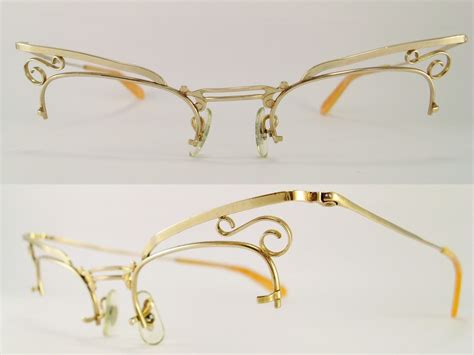 Vintage Eyeglasses Frames Eyewear Sunglasses 50s Vintage 50s Bandl Cat