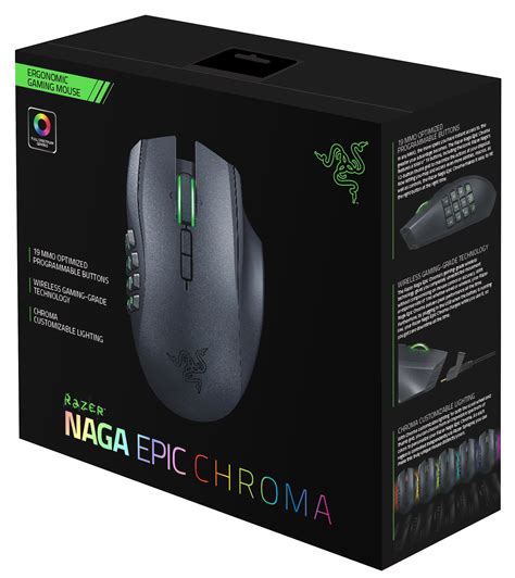 Razer Naga Epic Chroma Wiredwireless Mmo Gaming Mouse Review Capsule Computers